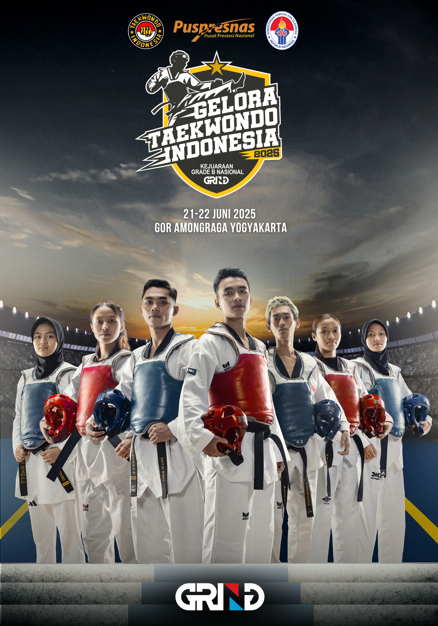 Panggung Juara Taekwondo Indonesia HUMA BETANG TAEKWONDO