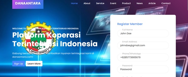 Danaantara Platform Koperasi Terintegrasi Indonesia HUMA BETANG TAEKWONDO